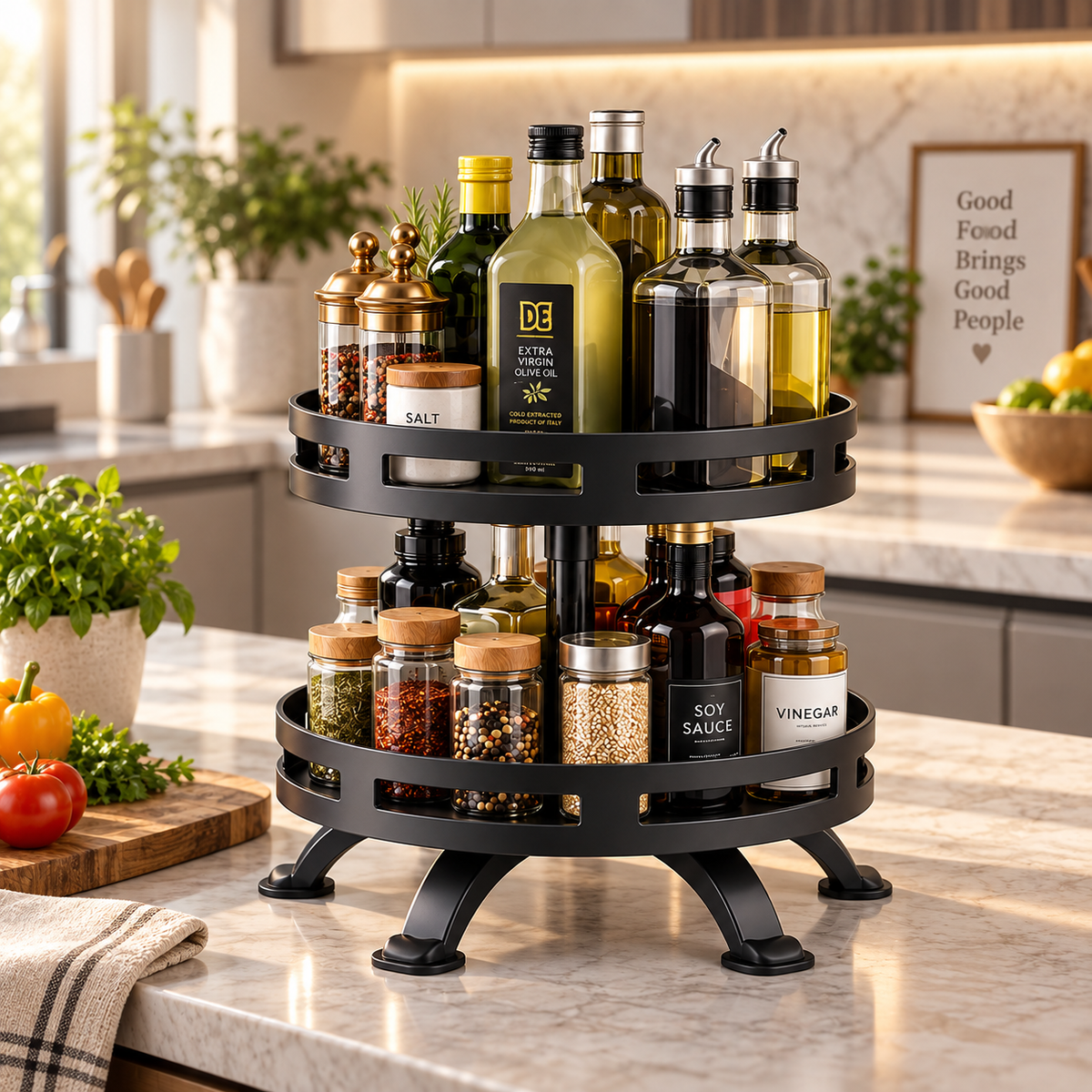 Organizador Giratorio 360° para Cocina