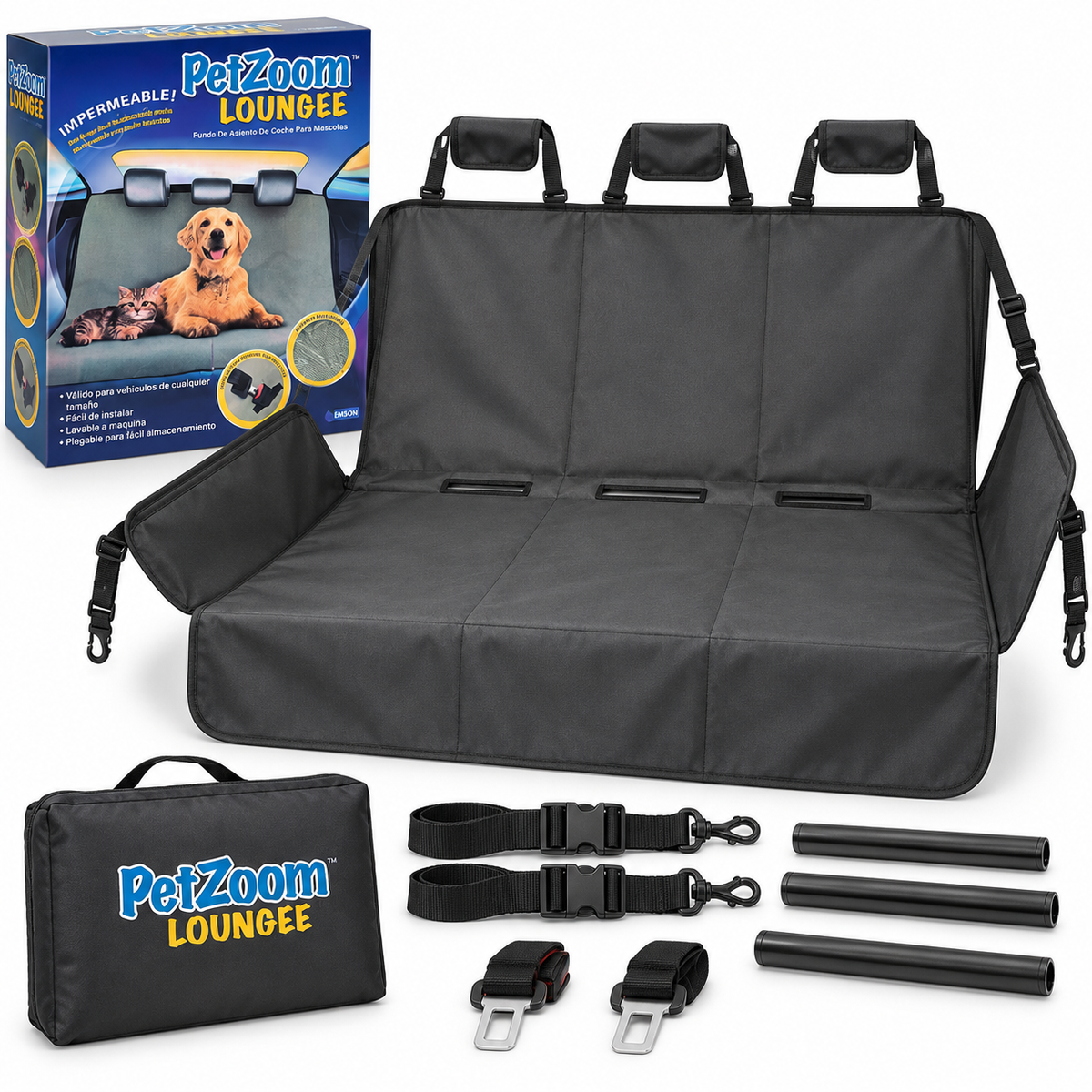 Funda protectora de asiento para mascotas