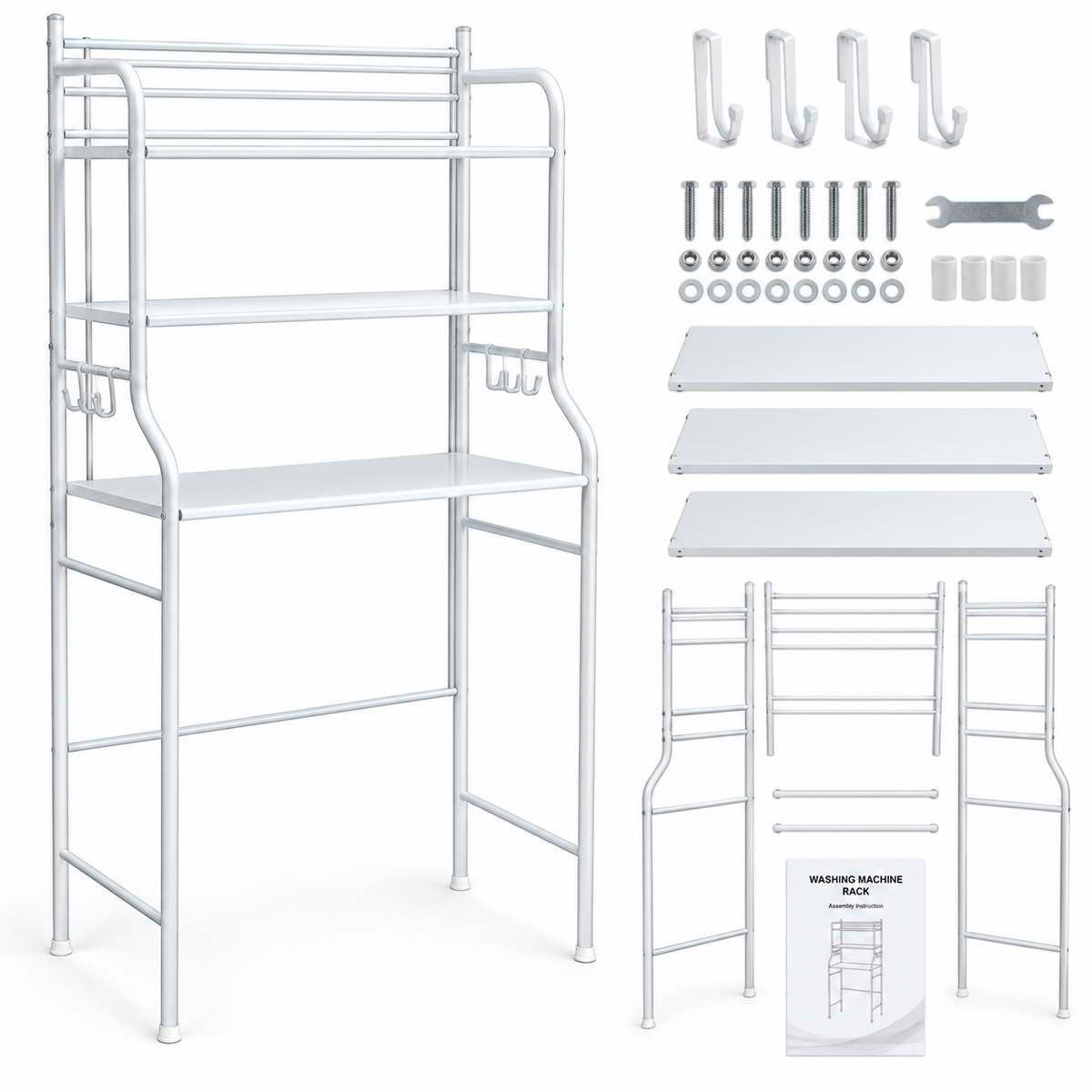 Rack organizador para lavadora