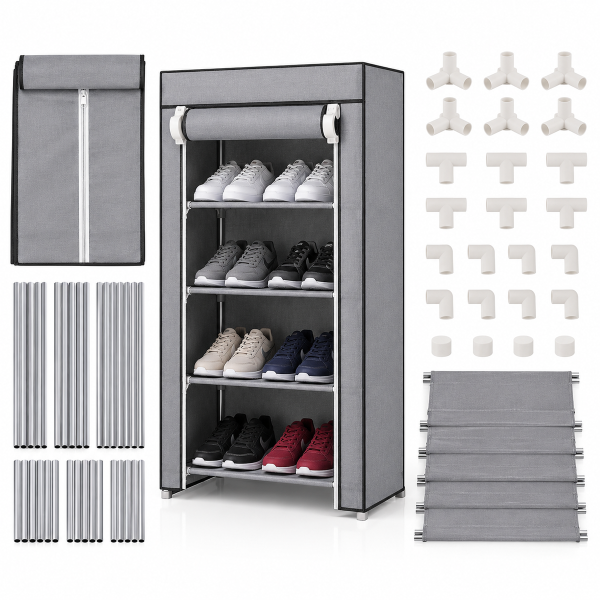 Organizador de zapatos modular tipo clóset
