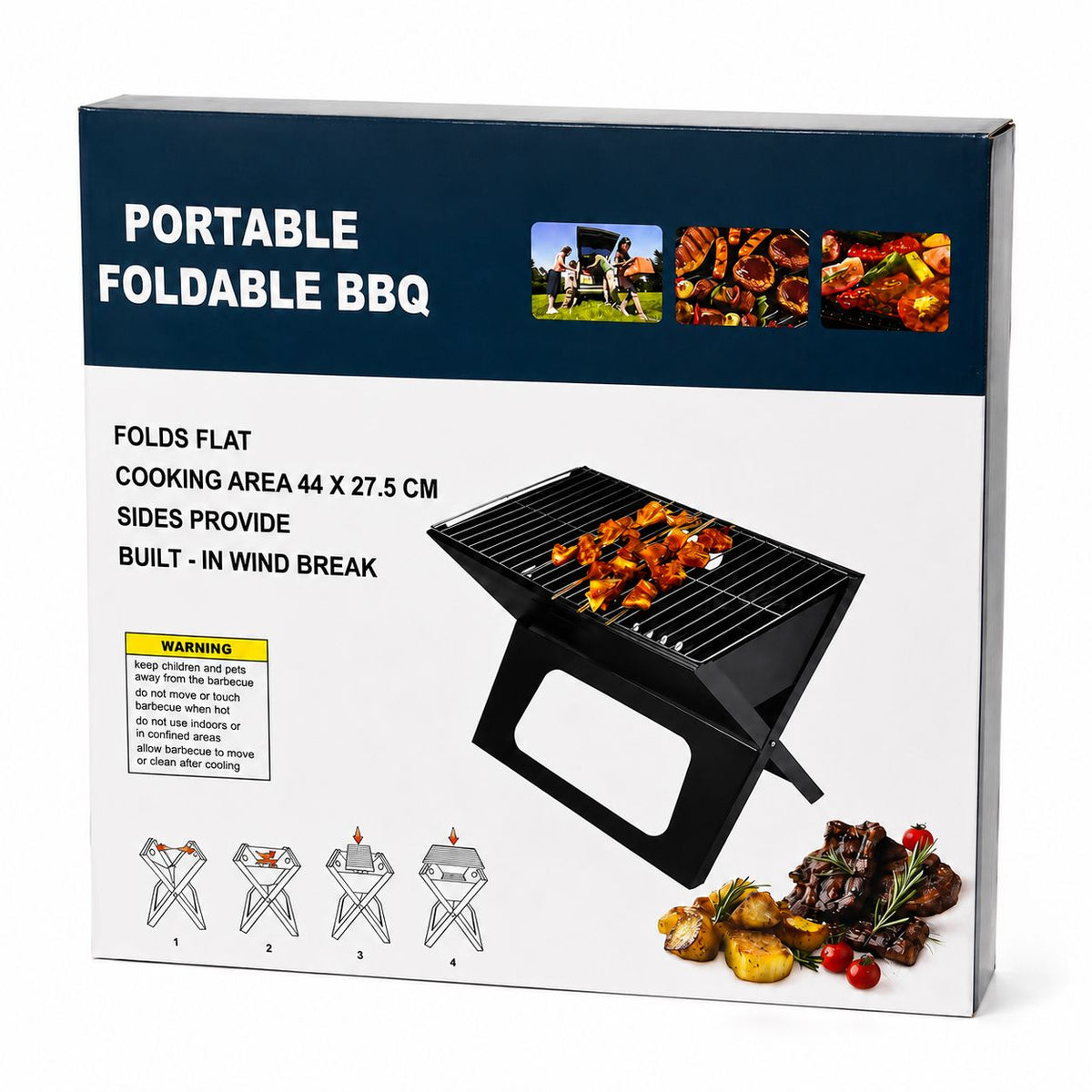 Parrilla Portátil Plegable BBQ a Carbón