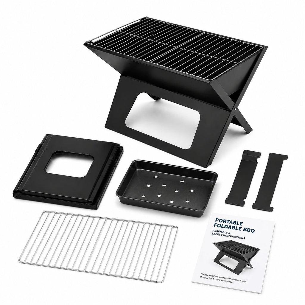 Parrilla Portátil Plegable BBQ a Carbón