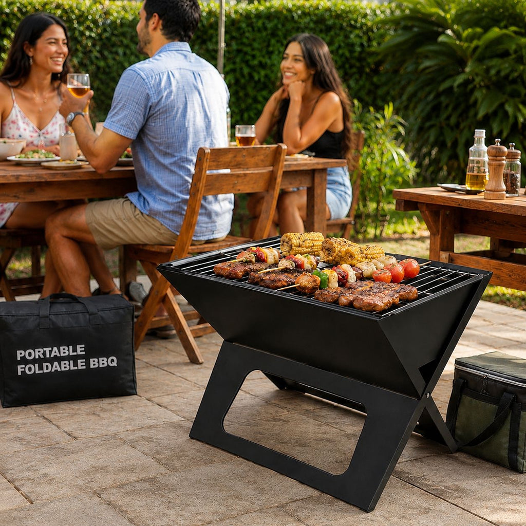 Parrilla Portátil Plegable BBQ a Carbón