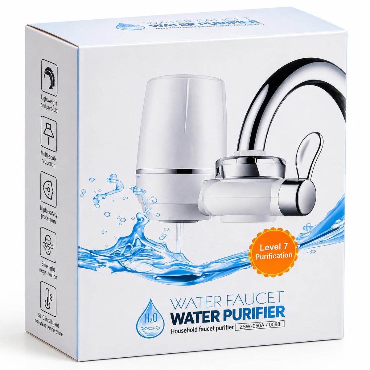Filtro Purificador de Agua para Grifo Premium 7 Niveles