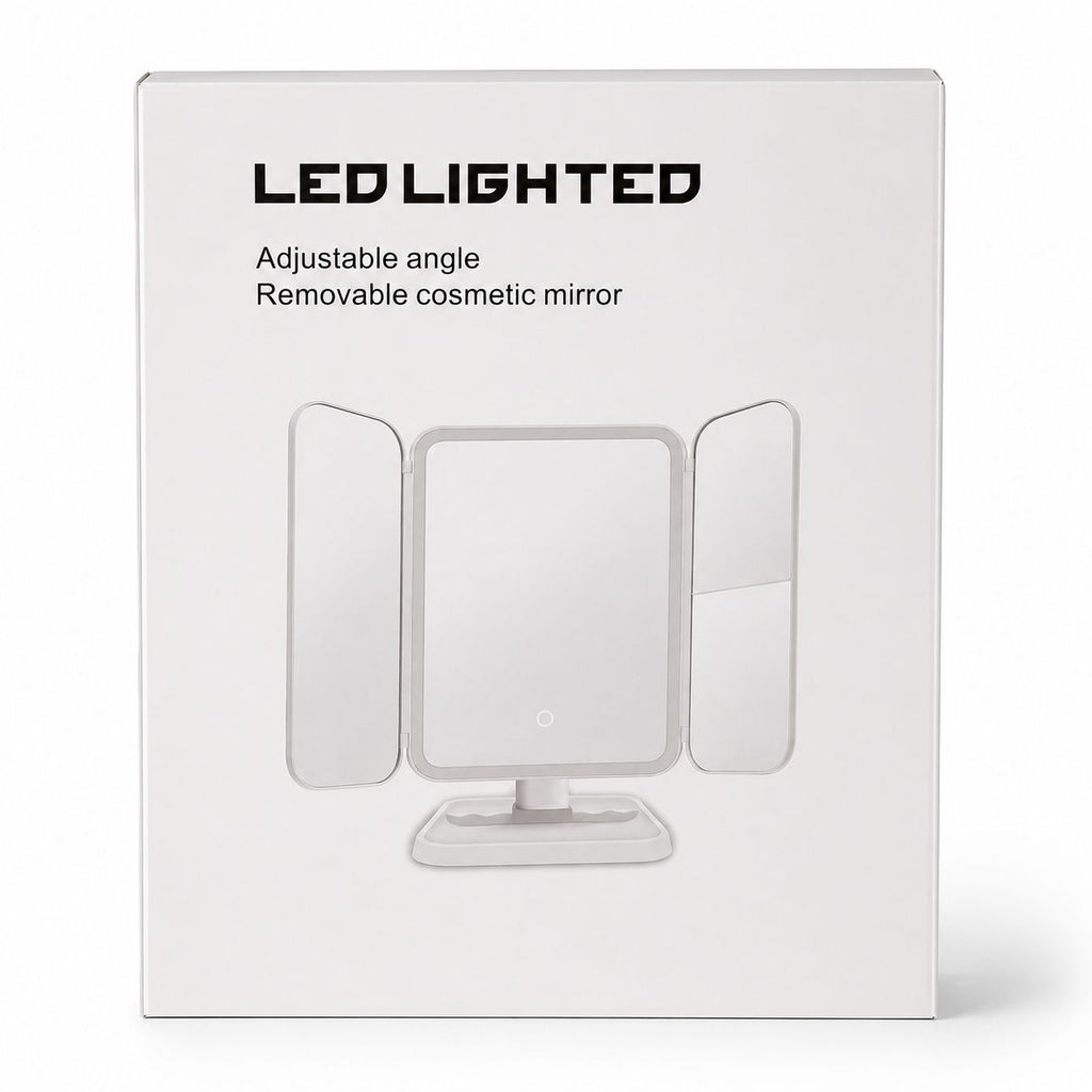 Espejo LED de Tocador Plegable